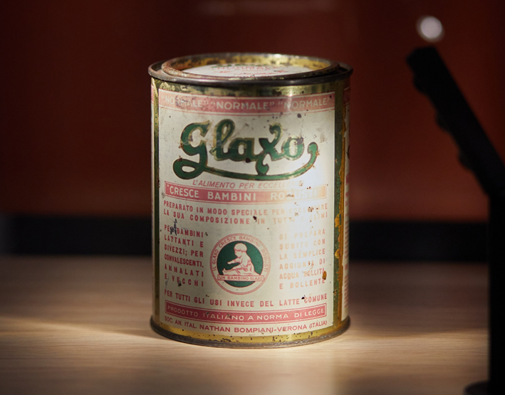 Scatola in latta Latte Glaxo 1932