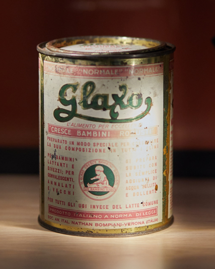Scatola in latta Latte Glaxo 1932