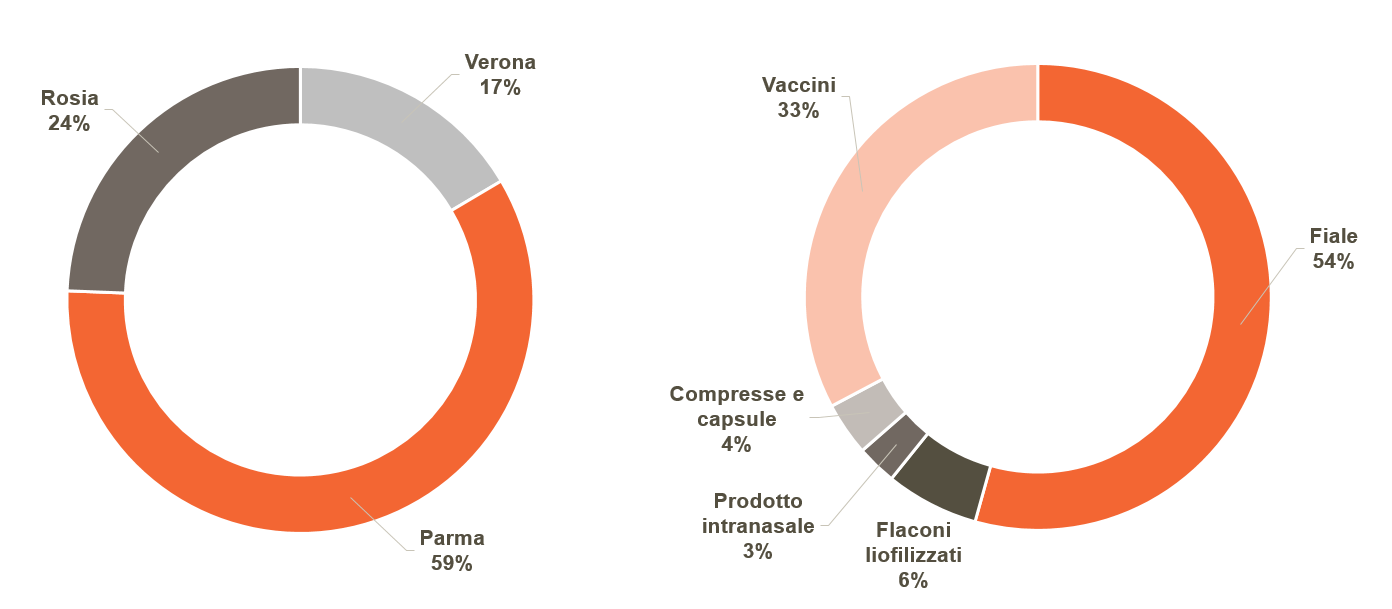 Volumi produttivi 2018 Italia