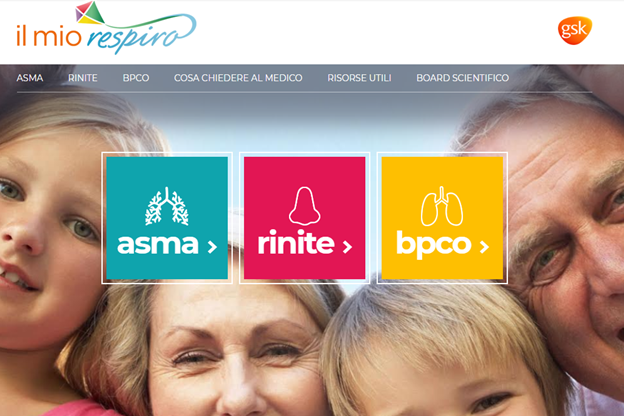 Il mio respiro website