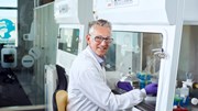 Andre a scientist in Lab at Stevenage