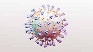 Covid virus cell