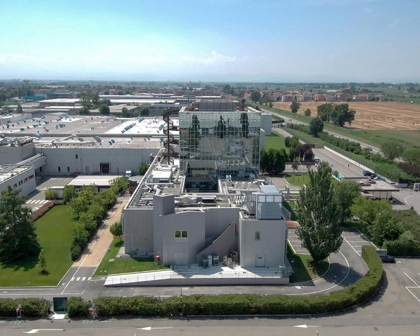 Vista aerea sito GSK Parma