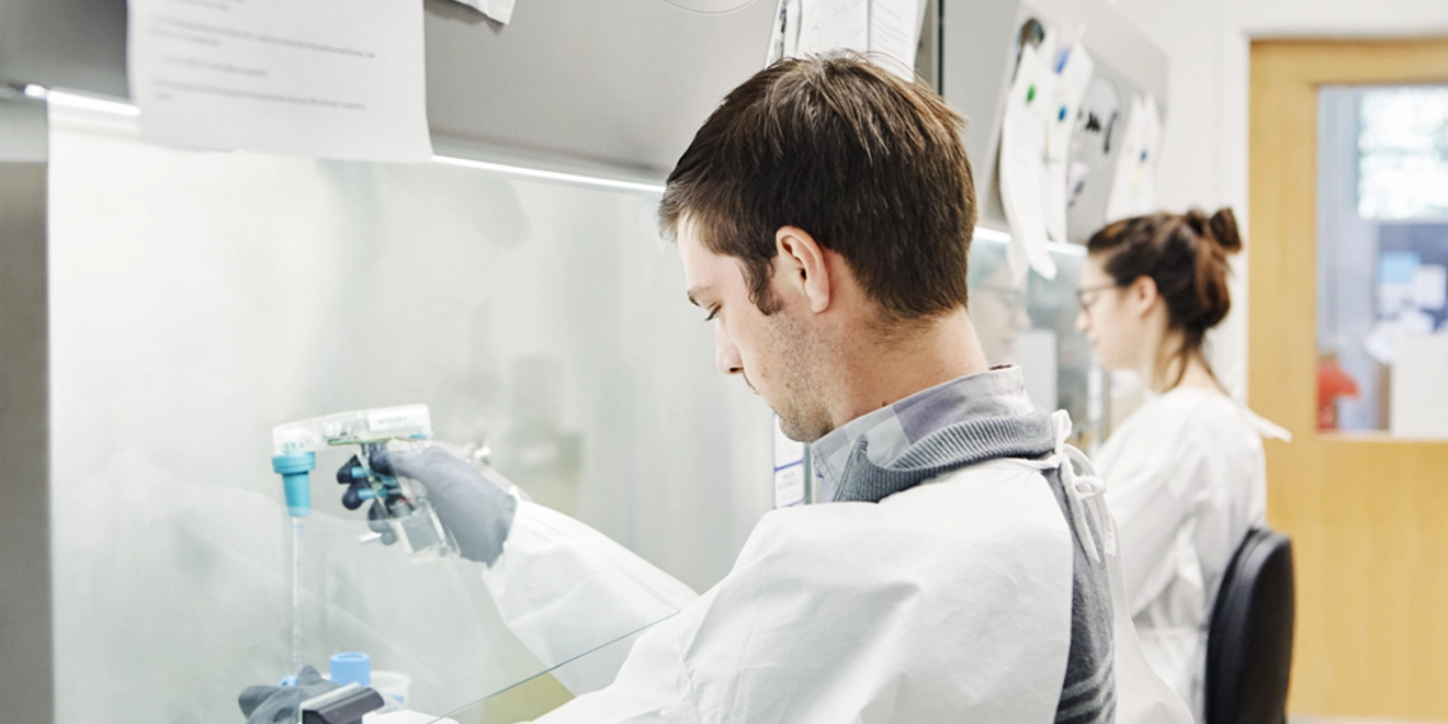 scientist at work