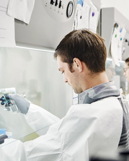 scientist at work