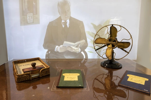 Siena Vaccines Science Center: la scrivania di Achille Sclavo