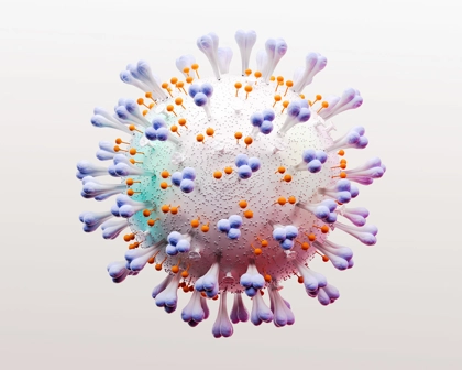 Covid virus cell